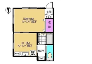 東京都杉並区高円寺南3【アパート】の間取り