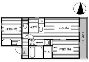 ブレッシア石神井公園【2階】の間取り