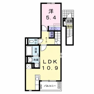 ヴァルト【2階】の間取り