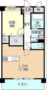 La・Fonte野萩(ラ・フォンテ野萩)【1階】の間取り