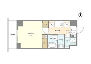 バウスフラッツ住吉【1階】の間取り