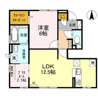 ラークヒル【1階】の間取り