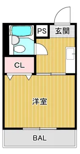アベニール京橋【4階】の間取り