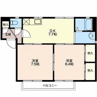 モンアミ【1階】の間取り