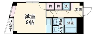 メゾン・ド・ブルーコロネット【1階】の間取り