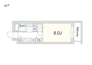 GranDuo経堂15【1階】の間取り