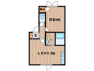 カーサ司【2階】の間取り