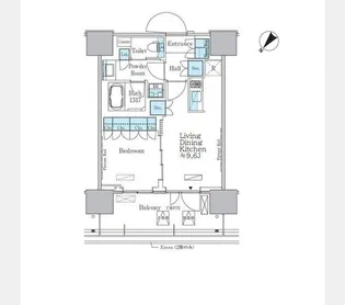 HARUMIFLAG PORT VILLAGE C棟【15階】の間取り
