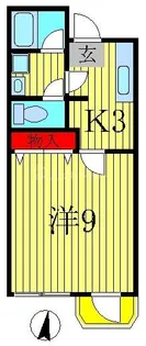 ヴィラ南柏II【3階】の間取り