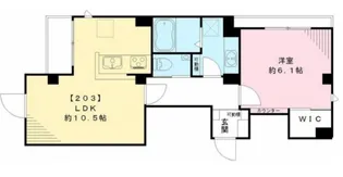 ラシーネ・テラス文京千駄木【2階】の間取り