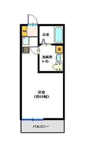 PORTA ROSSA【2階】の間取り