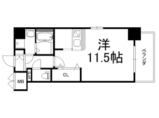 エスリード福島リバーフロント【4階】の間取り