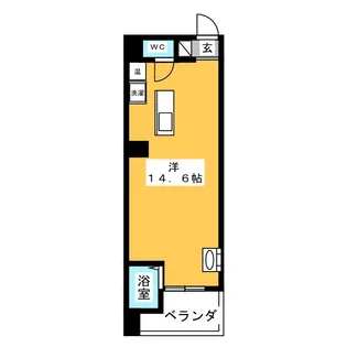 ジラールペルゴ【2階】の間取り