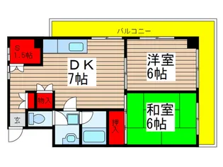 グレ-スハイム北見【4階】の間取り