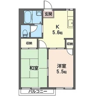 メゾン篠原【2階】の間取り