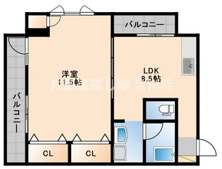 大屋ビル【7階】の間取り