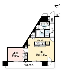 プリズムタワー【21階】の間取り