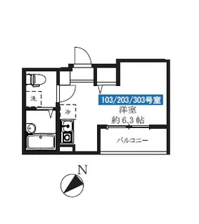 カーサ・リベルタ【1階】の間取り