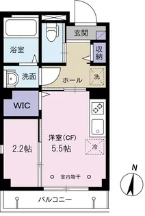 プランドール新小岩【3階】の間取り