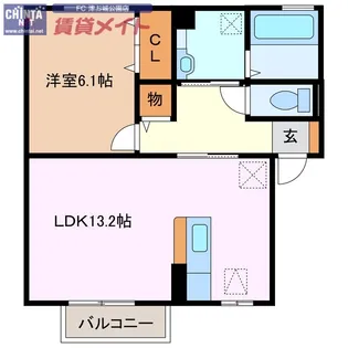 グランアーク【1階】の間取り