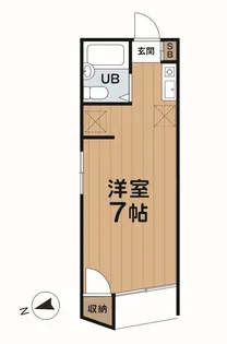 サニーサイド弐番館【4階】の間取り