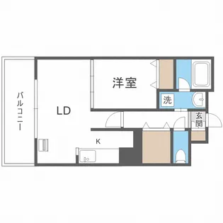 JP noie 円山表参道【9階】の間取り