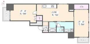 エール文京【3階】の間取り