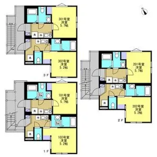 ハレ アラワイ【1階】の間取り