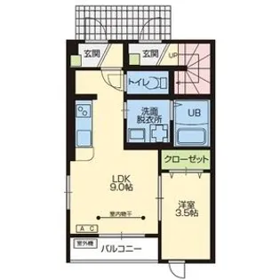 K‘sII【1階】の間取り