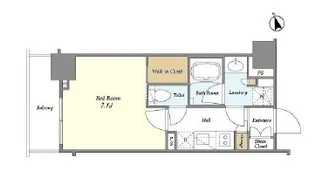 Blu Rock 青葉台 ブルロック青葉台【9階】の間取り