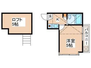 沼袋第2【2階】の間取り