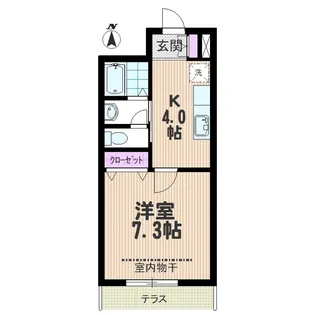 メゾン赤堀【2階】の間取り
