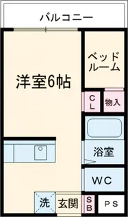 サンシャイン佐野【3階】の間取り