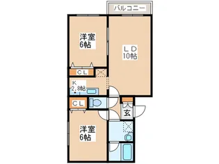 羊ヶ丘マンション【3階】の間取り