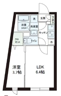 プロスタイルウェルス墨田【5階】の間取り