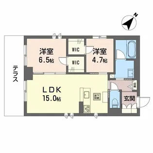 CLASSEUM連坊II【1階】の間取り