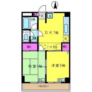 ドエル杉並【3階】の間取り