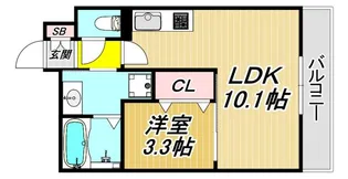 ファーストエフレシア立花I【1階】の間取り
