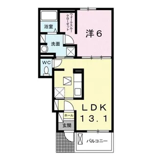 エスペール21 吉野A【1階】の間取り