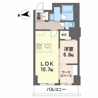 ナナアーク荒町【9階】の間取り