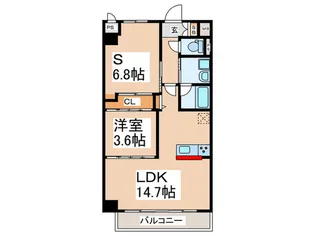 コージー千島【5階】の間取り