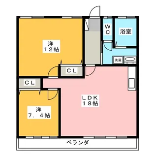 ひばりビル【3階】の間取り