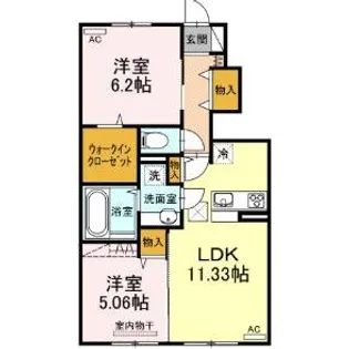 ロイヤル・アプローズ【1階】の間取り