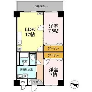ラ・プランタン【4階】の間取り