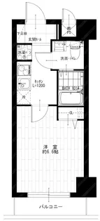 ライオンズマンション伊勢佐木長者町【2階】の間取り