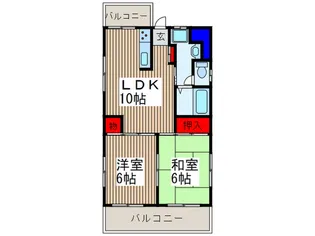 第5昭栄マンション【3階】の間取り