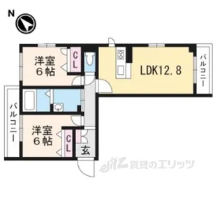 Tresidence宮司西町【1階】の間取り