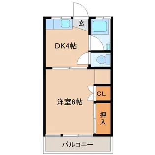 マルケンコーポ【1階】の間取り
