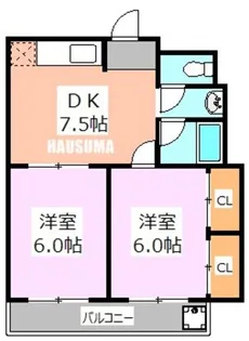 第3ルナマンション【4階】の間取り