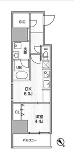 ライムレジデンス マチダ【8階】の間取り